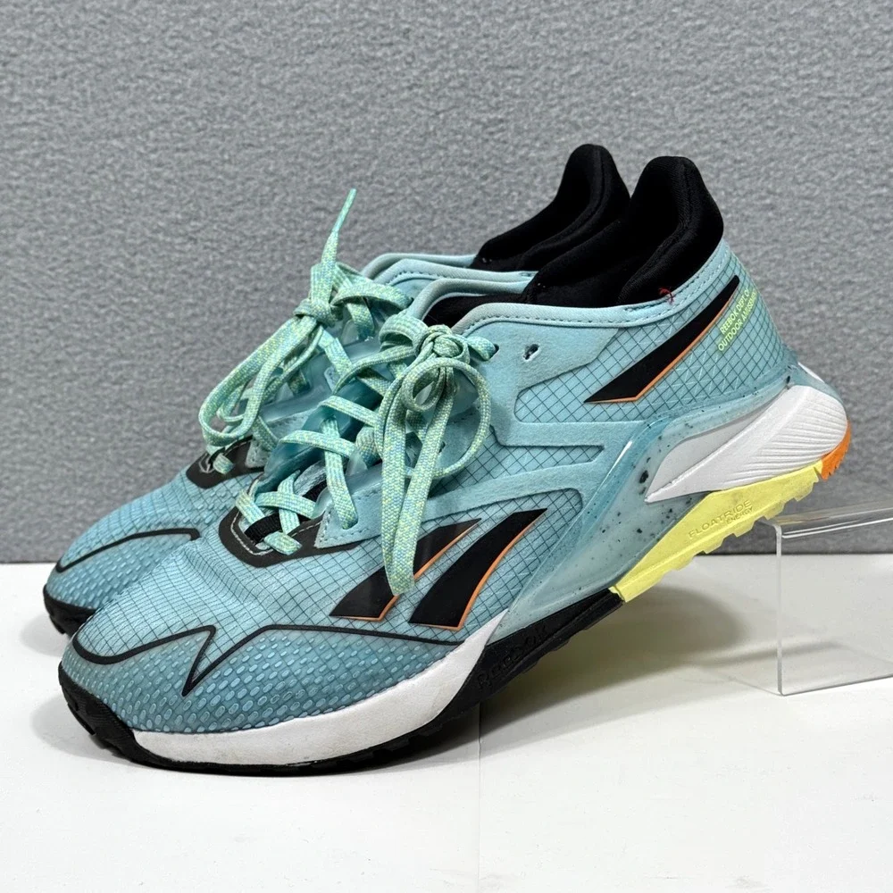 Reebok Nano X2 Adventure Shoes Women 7 Blue Pearl HP9229 Cross Training CrossFit